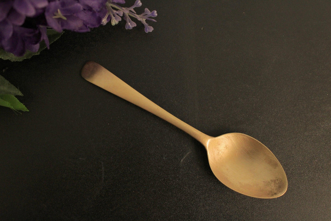 Vintage Brass Dessert Spoon - Style It by Hanika