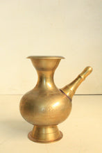 Load image into Gallery viewer, Vintage Brass Holy Water Pot with Spout / Karwa - Style It by Hanika
