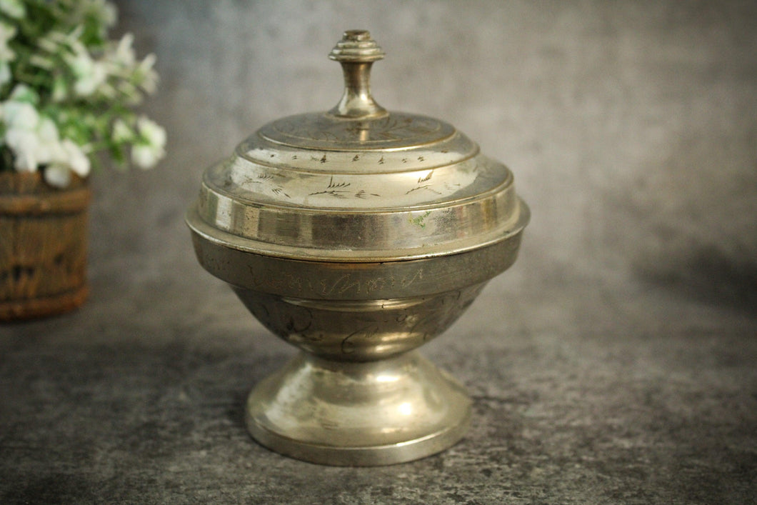 Vintage Brass Multipurpose Container/Suparidaan - Style It by Hanika