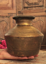 Load image into Gallery viewer, Vintage Brass Pot - Style It by Hanika
