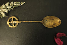 Load image into Gallery viewer, Vintage Brass Teaspoon - Cutter (Length - 6.25 to 7 Inches) - Style It by Hanika
