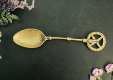 Load image into Gallery viewer, Vintage Brass Teaspoon - Cutter (Length - 6.6 Inches) - Style It by Hanika
