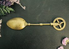 Load image into Gallery viewer, Vintage Brass Teaspoon - Cutter (Length - 6.6 Inches) - Style It by Hanika
