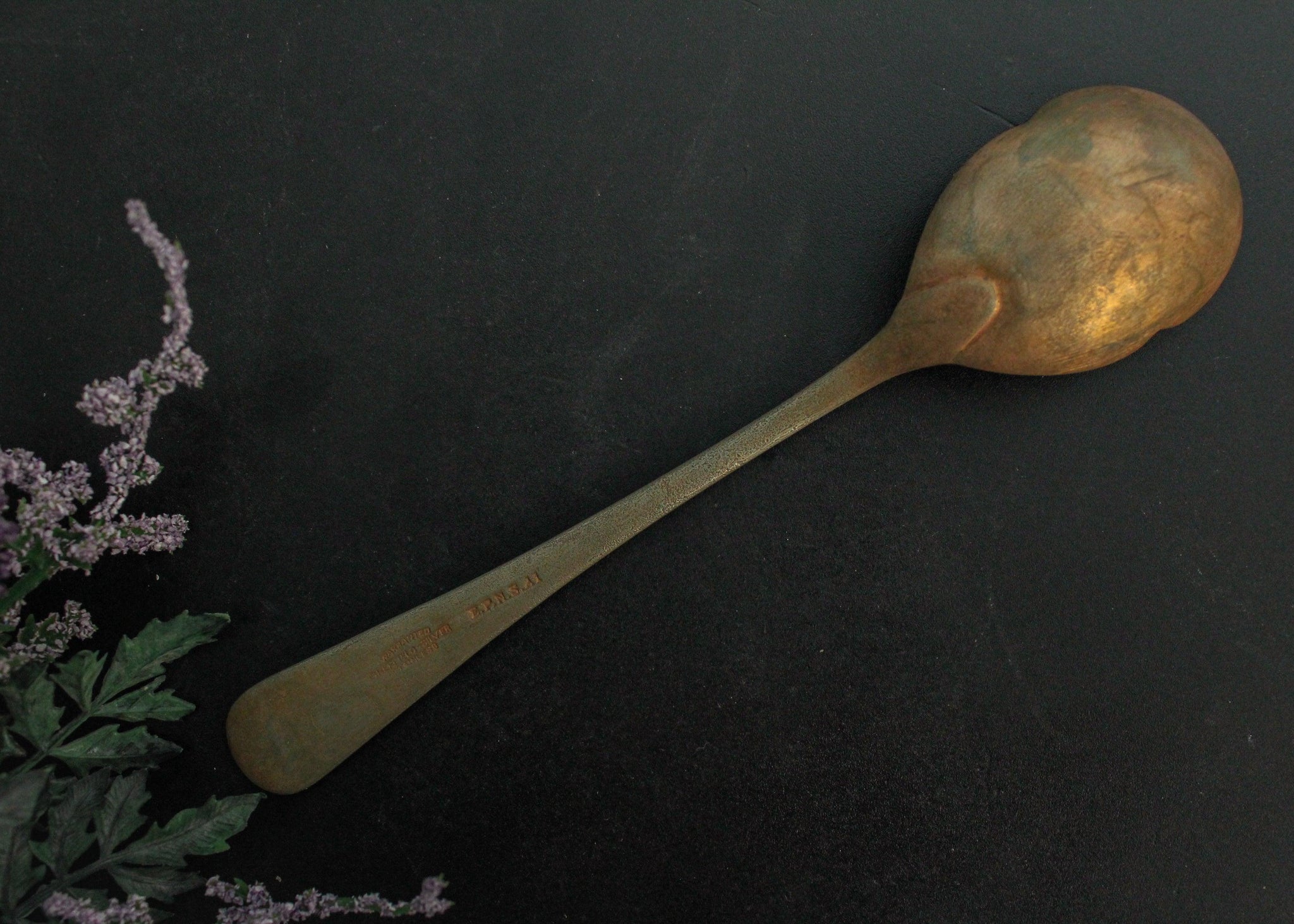 Vintage Copper Serving Spoon ( Length 8") Style It by Hanika