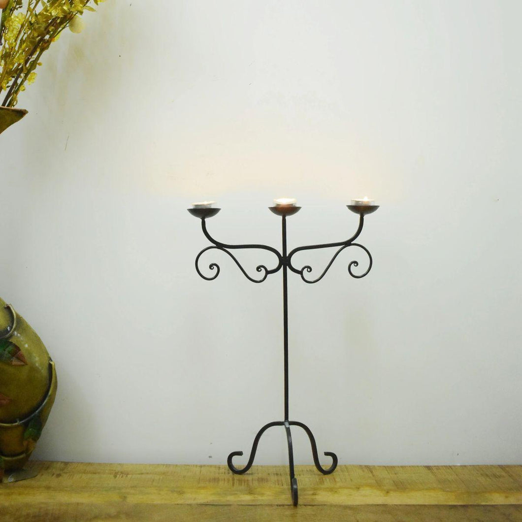 Vintage Style Wrought Iron Table Candle Holder - Style It by Hanika
