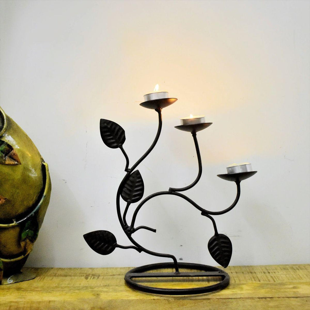 Vintage Style Wrought Iron Table Tea Light Holder - Style It by Hanika