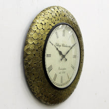 Load image into Gallery viewer, Wooden Clock with Coin Designed Frame - Style It by Hanika
